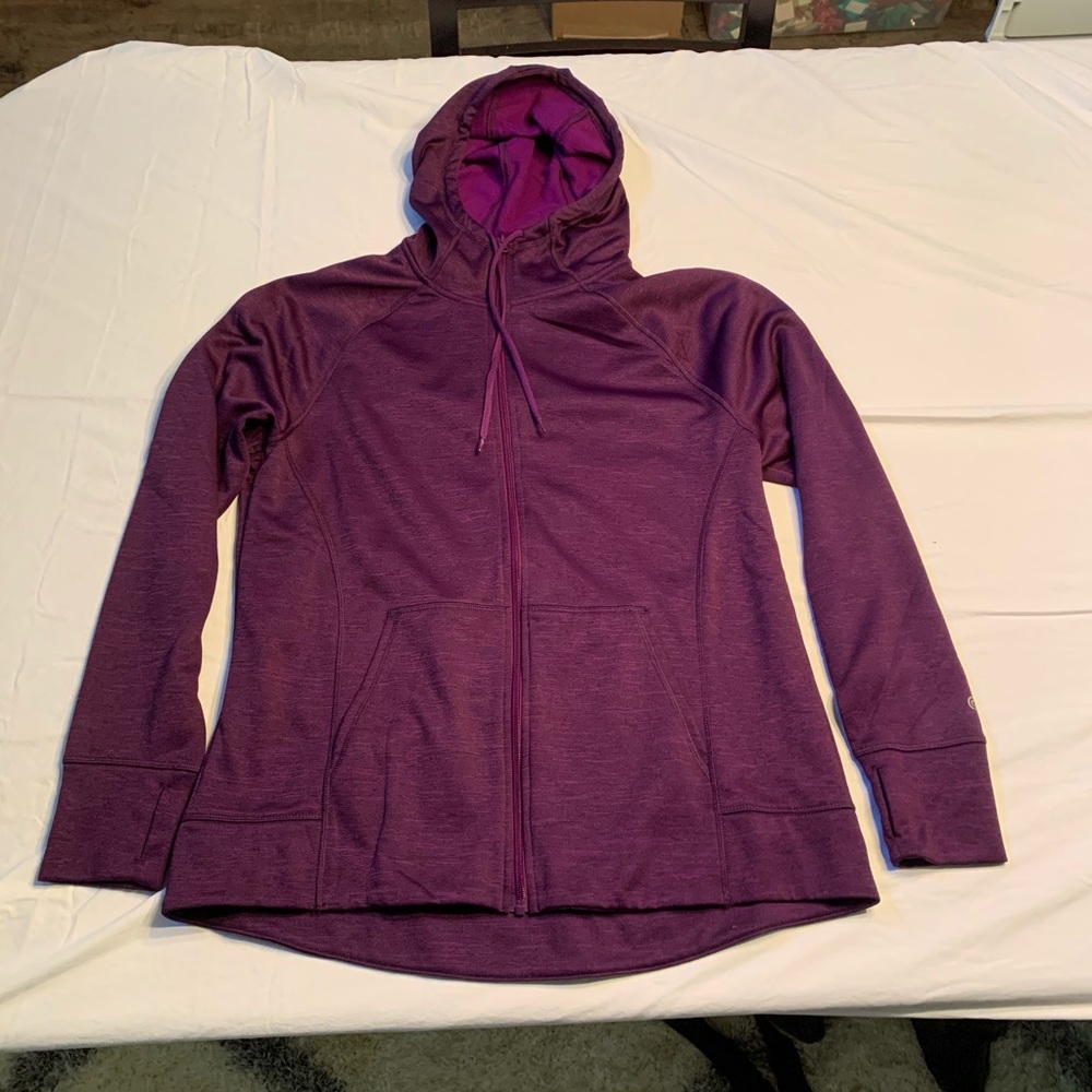 LIKE NEW Purple Champion Zip Up Hoodie Size XL
